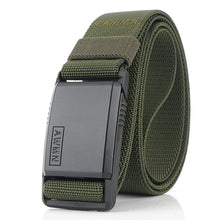 Load image into Gallery viewer, AWMN Metal Nylon Magnetic Buckle Fashion Casual Men Belt, Length:
