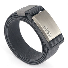 Load image into Gallery viewer, AWMN Metal Nylon Magnetic Buckle Fashion Casual Men Belt, Length: