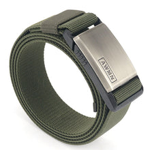 Load image into Gallery viewer, AWMN Metal Nylon Magnetic Buckle Fashion Casual Men Belt, Length: