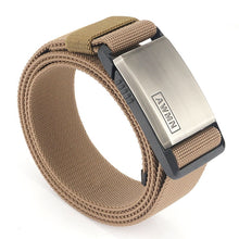 Load image into Gallery viewer, AWMN Metal Nylon Magnetic Buckle Fashion Casual Men Belt, Length: