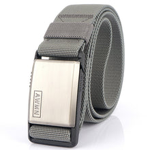Load image into Gallery viewer, AWMN Metal Nylon Magnetic Buckle Fashion Casual Men Belt, Length: