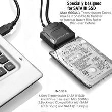 Load image into Gallery viewer, SATA To USB3.0 Easy Drive Cable External 2.5 / 3.5 Inch Hard Drive Adapter Cable