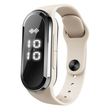 Load image into Gallery viewer, M21  Ultrasonic Mosquito Repellent Bracelet with Step Counter &amp; Clock &amp; Temperature Function, M21 (Black), M21 (White)