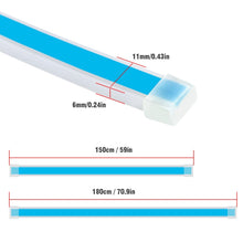 Load image into Gallery viewer, Car LED Streamer Decorative Hood Atmosphere Lights, Style:, Monochrome White Light, Monochrome Yellow Light, Monochrome Ice Blue Light, Monochrome Blue Light, Monochrome Red Light, Monochrome Pink Purple Light, Monochrome Green Light, APP Colorful Ligh...
