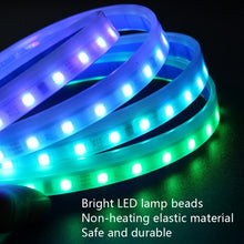 Load image into Gallery viewer, Car LED Streamer Decorative Hood Atmosphere Lights, Style:, Monochrome White Light, Monochrome Yellow Light, Monochrome Ice Blue Light, Monochrome Blue Light, Monochrome Red Light, Monochrome Pink Purple Light, Monochrome Green Light, APP Colorful Ligh...