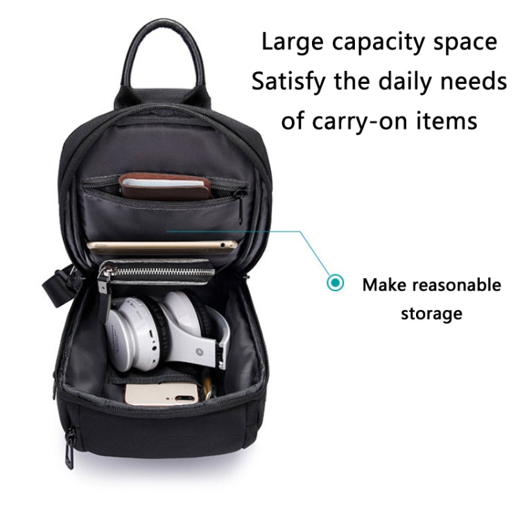 Bange Men Business Chest Bag Light Performance Crossbody Bag