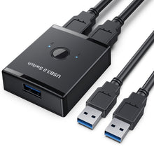 Load image into Gallery viewer, T25 2 In 1 USB3.0 Bidirectional Switch Printer Sharer Splitter