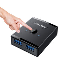 Load image into Gallery viewer, T25 2 In 1 USB3.0 Bidirectional Switch Printer Sharer Splitter