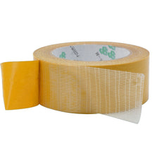 Load image into Gallery viewer, Double-sided Fiberglass Grid Sticky Adhesive Fiber Transparent Mesh Tape, 2 PCS 5mmx50 m, 8mmx50 m, 10mmx50 m, 15mmx50 m, 20mmx50 m, 25mmx50 m, 30mmx50 m, 40mmx50 m, 50mmx50 m