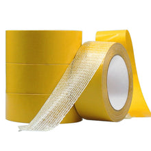 Load image into Gallery viewer, Double-sided Fiberglass Grid Sticky Adhesive Fiber Transparent Mesh Tape, 2 PCS 5mmx50 m, 8mmx50 m, 10mmx50 m, 15mmx50 m, 20mmx50 m, 25mmx50 m, 30mmx50 m, 40mmx50 m, 50mmx50 m