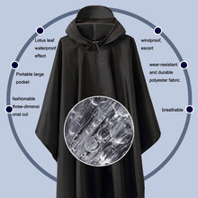 Load image into Gallery viewer, 3 In 1 Raincoat Backpack Mountaineering Outdoor Hiking Rain Cape