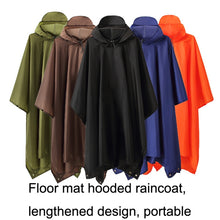 Load image into Gallery viewer, 3 In 1 Raincoat Backpack Mountaineering Outdoor Hiking Rain Cape