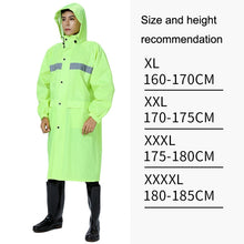 Load image into Gallery viewer, X18 Siamese Raincoat Outdoor Adult Reflective Riding Raincoat, XL, XXL, XXXL, XXXXL