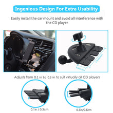 Load image into Gallery viewer, Automobiles CD Port Mobile Phone Tablet Universal Bracket, Specification:, Used Within 12 inch Yellow, Used Within 12 inch Gray, Used Within 15 inch
