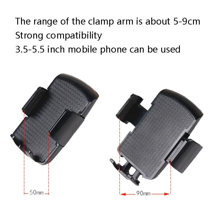 Air Inlet Cup Seat 2 In 1 Universal Long Hose Car Mobile Phone Bracket, 2 In 1 Long Hose Car Mobile Phone Bracket