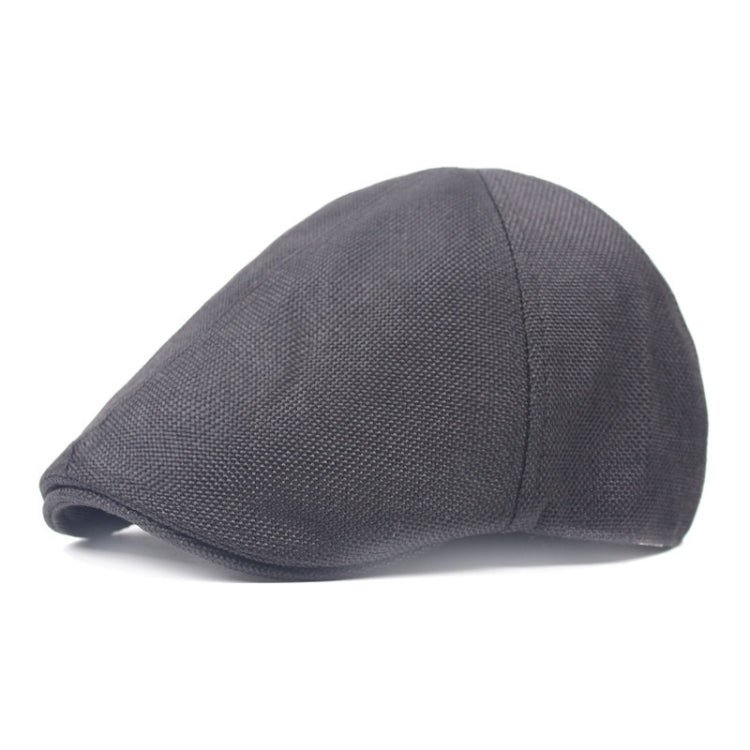 Spring/Summer Burlap Cap Retro Men Forward Beret