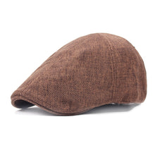 Load image into Gallery viewer, Spring/Summer Burlap Cap Retro Men Forward Beret