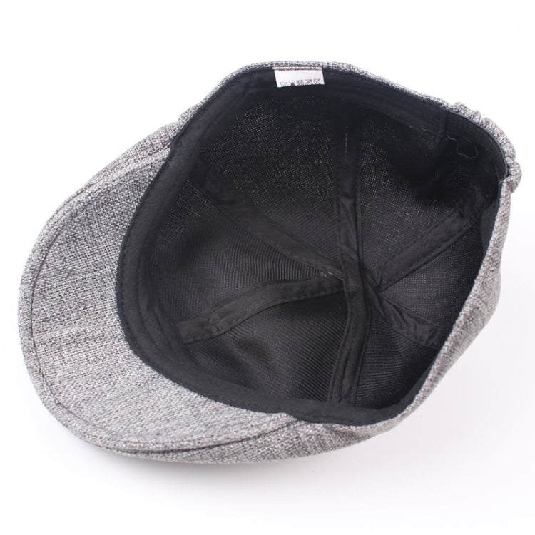 Spring/Summer Burlap Cap Retro Men Forward Beret
