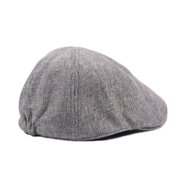 Spring/Summer Burlap Cap Retro Men Forward Beret