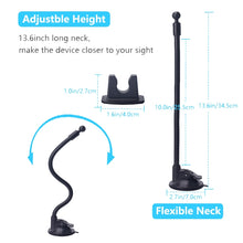Load image into Gallery viewer, Suction Cup Long Soft Hose Windshield Car Mobile Phone Clip Bracket