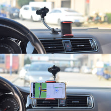 Load image into Gallery viewer, Suction Cup Long Soft Hose Windshield Car Mobile Phone Clip Bracket
