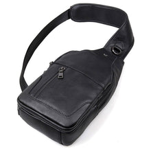 Load image into Gallery viewer, Casual Men Chest Bag First Layer Cowhide Messenger Bag