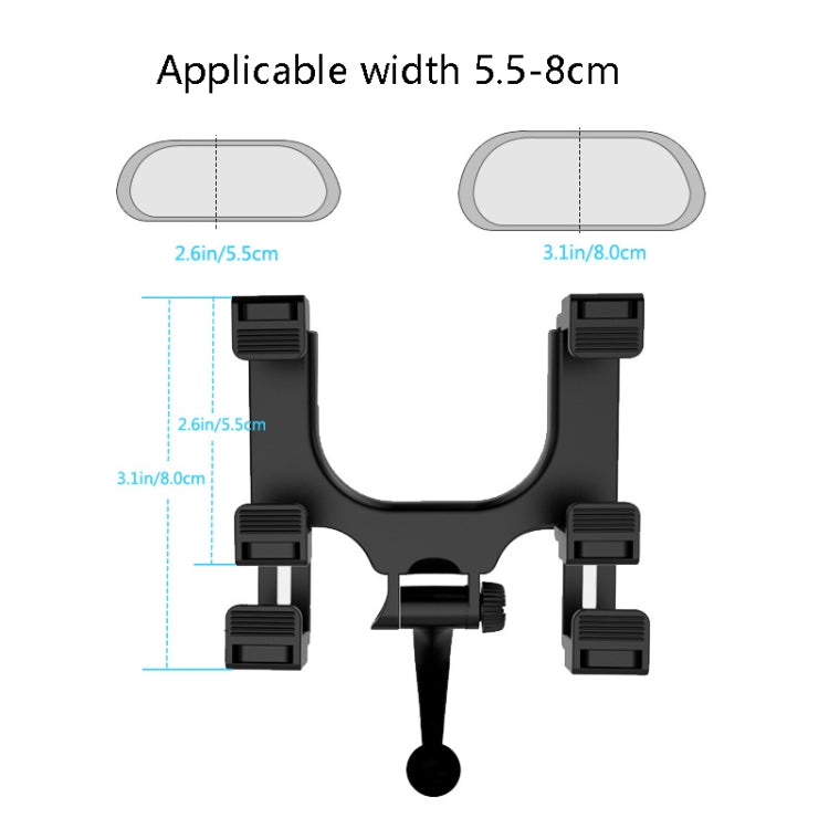 Car Rearview Mirror Universal Navigation Mobile Phone Bracket, R001
