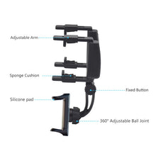 Load image into Gallery viewer, Car Rearview Mirror Universal Navigation Mobile Phone Bracket, R001
