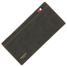 Load image into Gallery viewer, MenBense Matt Male Wallet Long Fashion Large Capacity Male Wallet, Navy Blue, Black, Dark Brown, Light Brown