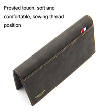 Load image into Gallery viewer, MenBense Matt Male Wallet Long Fashion Large Capacity Male Wallet, Navy Blue, Black, Dark Brown, Light Brown