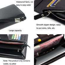 Load image into Gallery viewer, Menbense Fashion Business Simple Handbag PU Large Capacity Male Wallet, Black, Dark Brown