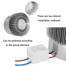Load image into Gallery viewer, LED Aluminum Aisle Light Sunflower Corridor Lamp Decorative Light, Visible Installation 1W, Visible Installation 3W, Invisible Installation 1W, Invisible Installation 3W