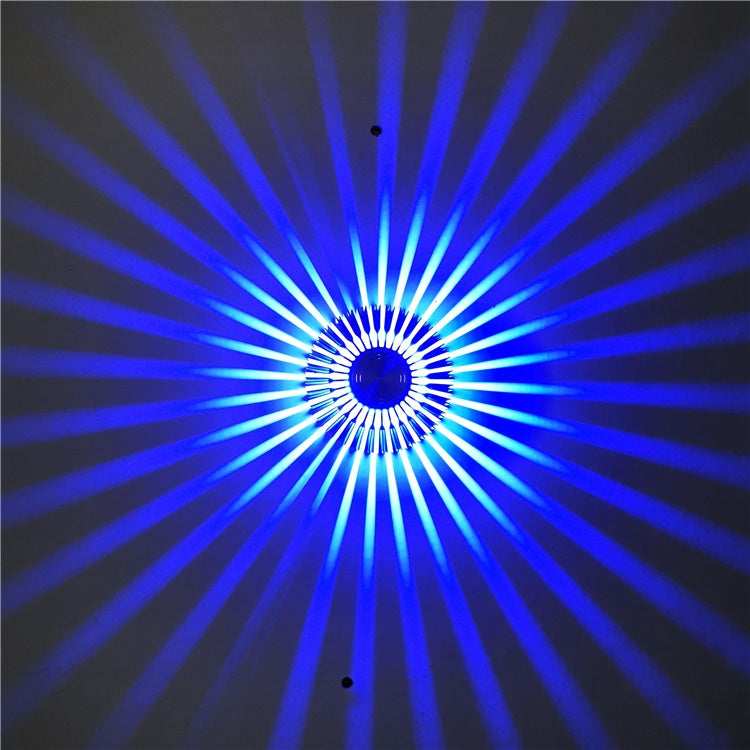 LED Aluminum Aisle Light Sunflower Corridor Lamp Decorative Light, Visible Installation 1W, Invisible Installation 1W