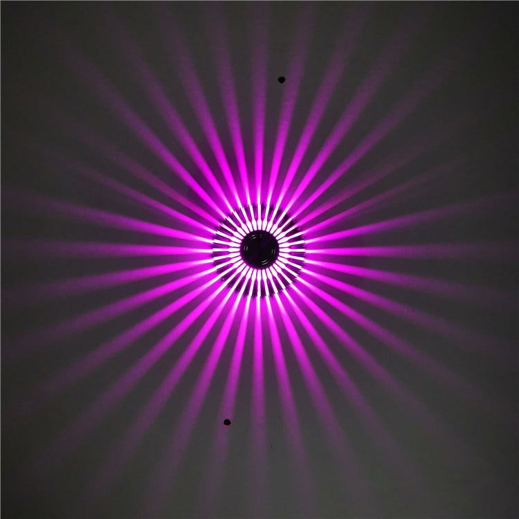 LED Aluminum Aisle Light Sunflower Corridor Lamp Decorative Light, Visible Installation 1W, Invisible Installation 1W