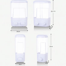 Load image into Gallery viewer, Hotel Bathroom Manual Soap Machine Wall Hanging Paste Transparent Soap, Single Head, Double Head
