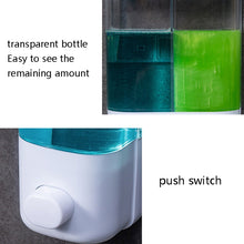 Load image into Gallery viewer, Hotel Bathroom Manual Soap Machine Wall Hanging Paste Transparent Soap, Single Head, Double Head