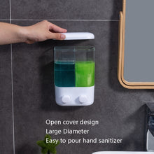 Load image into Gallery viewer, Hotel Bathroom Manual Soap Machine Wall Hanging Paste Transparent Soap, Single Head, Double Head