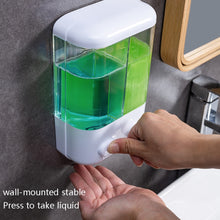Load image into Gallery viewer, Hotel Bathroom Manual Soap Machine Wall Hanging Paste Transparent Soap, Single Head, Double Head