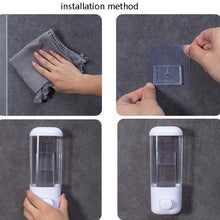 Load image into Gallery viewer, Hotel Bathroom Manual Soap Machine Wall Hanging Paste Transparent Soap, Single Head, Double Head