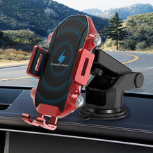 Load image into Gallery viewer, X343 15W Car Wireless Charger Smart Induction Suction Cup Phone Holder