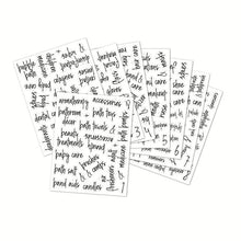 Load image into Gallery viewer, Bathroom Jars Label Storage Classification Waterproof Bathroom Stickers