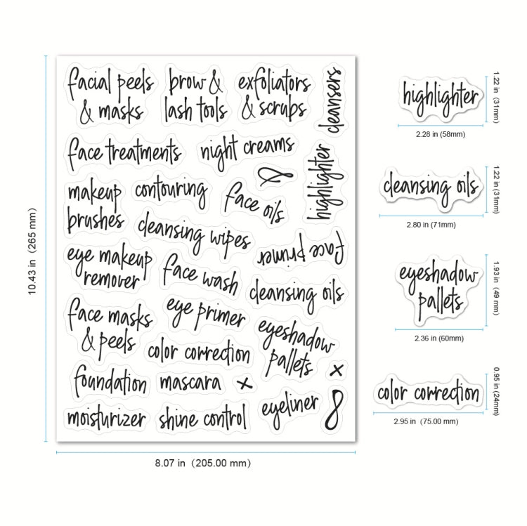 Bathroom Jars Label Storage Classification Waterproof Bathroom Stickers