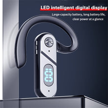 Load image into Gallery viewer, V28 Bluetooth Headset Hanging Ear Digital Display Single Ear Voice Control Earphone, V28 Black