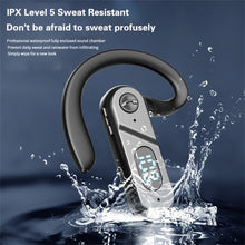 Load image into Gallery viewer, V28 Bluetooth Headset Hanging Ear Digital Display Single Ear Voice Control Earphone, V28 Black