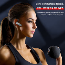Load image into Gallery viewer, V28 Bluetooth Headset Hanging Ear Digital Display Single Ear Voice Control Earphone, V28 Black