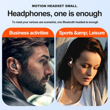 Load image into Gallery viewer, A1S Bluetooth Earphone Hanging Ear Incorporation True Sound Sports Single Ear Headset, A1S Black, A1S White