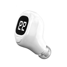 Load image into Gallery viewer, F6 Bluetooth Headset Mini Invisible Ear Business Digital Display Earphone, F6 Black, F6 White