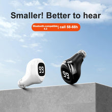 Load image into Gallery viewer, F6 Bluetooth Headset Mini Invisible Ear Business Digital Display Earphone, F6 Black, F6 White
