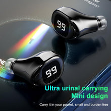 Load image into Gallery viewer, F6 Bluetooth Headset Mini Invisible Ear Business Digital Display Earphone, F6 Black, F6 White