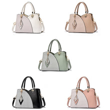Load image into Gallery viewer, Lattice Texture Large Capacity Handbag, White, Khaki, Green, Black, Pink